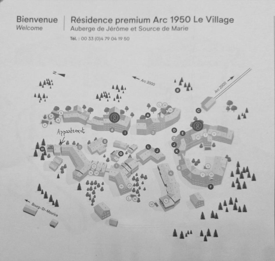 Arc 1950 Appartement 4 Personnes Ski Aux Pieds Les Arcs  Exterior foto
